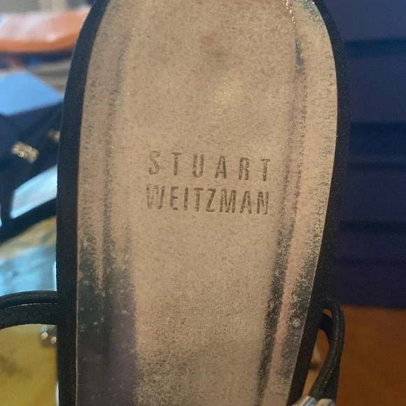 Stuart Weitzman “Gloambiance” Black  Heels Size 10N - Picture 6 of 12